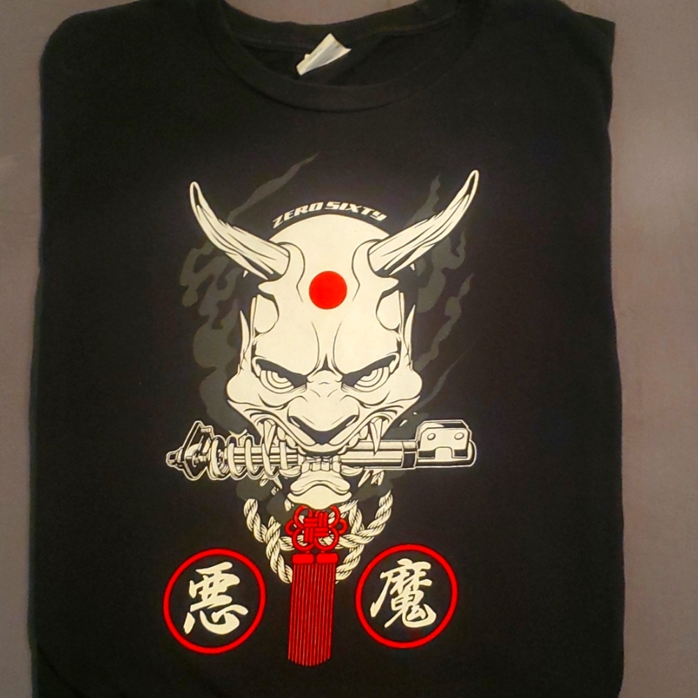 Zero to Sixty Black demon T shirt